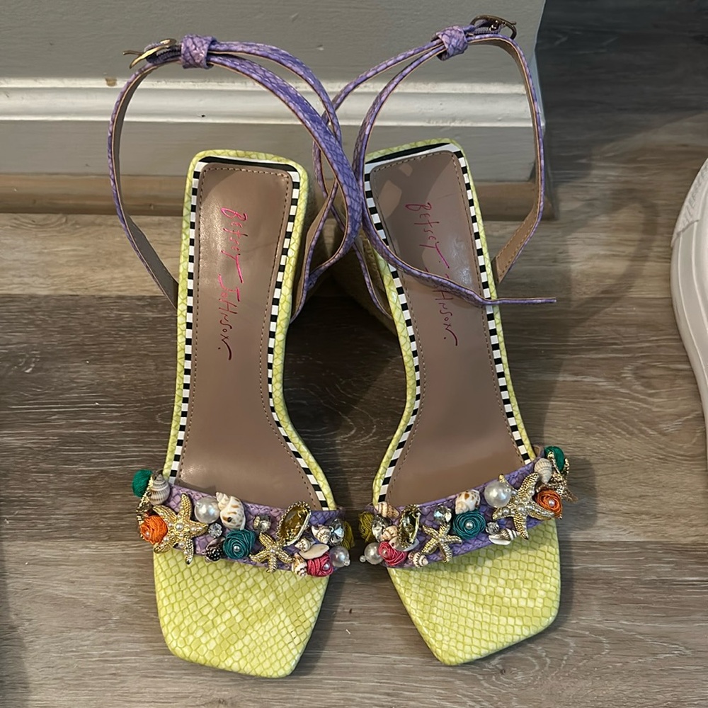 Betsy Johnson Heels - worn one time for my rehearsal dinner!
